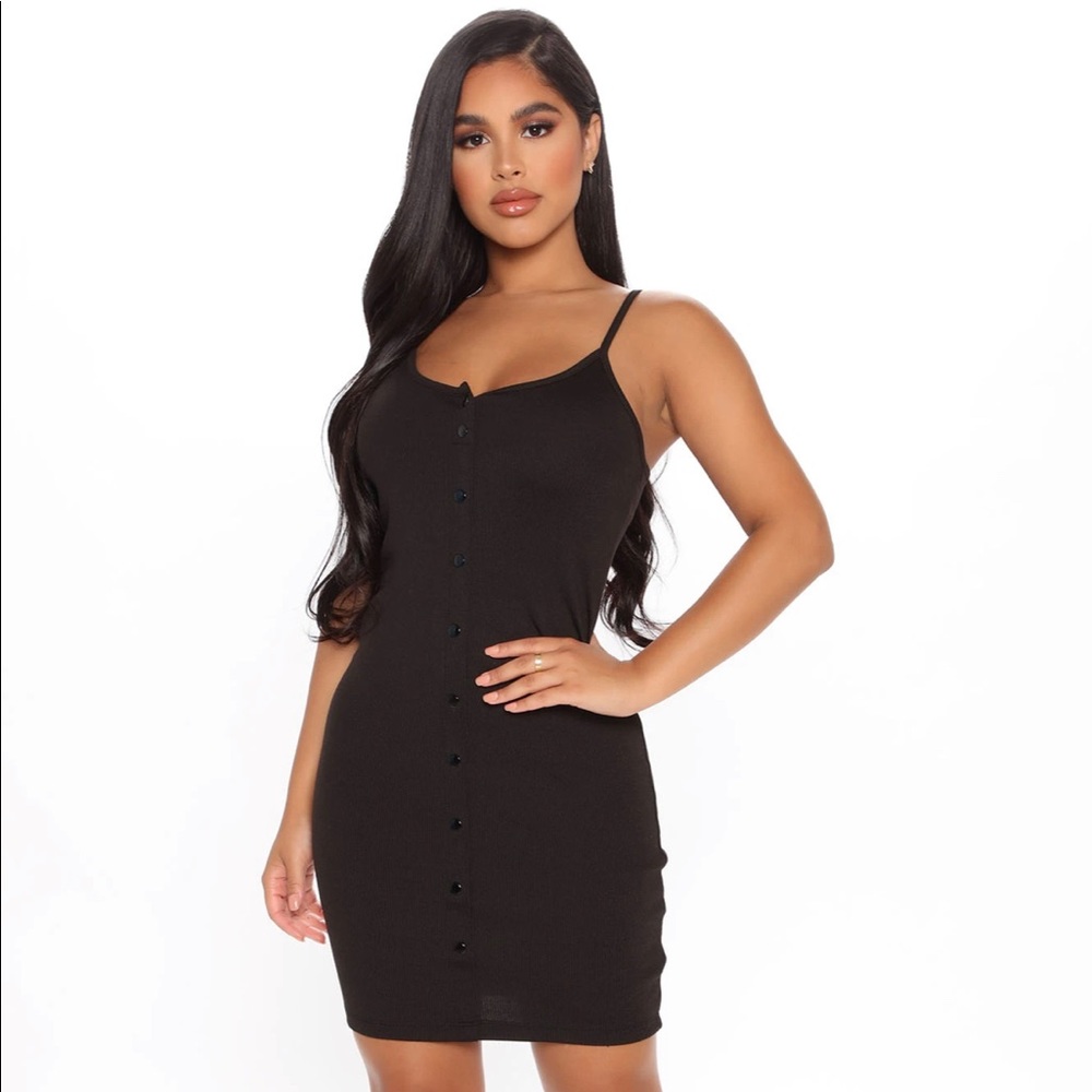 NEW Button Front Mini Dress
